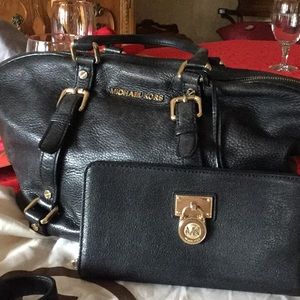 Michael Kors bag and wallet